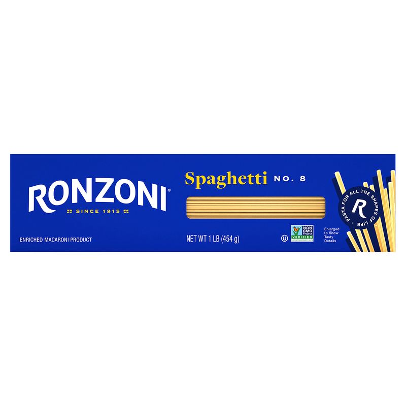 Ronzoni No. 8 Spaghetti Pasta, 1 lb