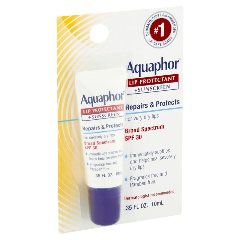 Aquaphor Broad Spectrum Lip Protectant +Sunscreen, SPF 30, .35 fl oz