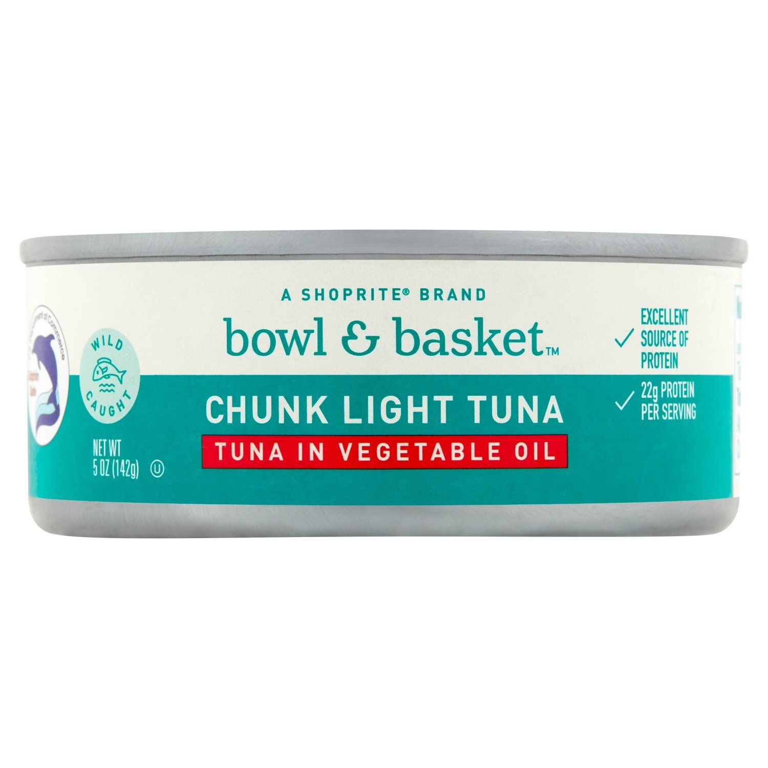 Bowl &amp; Basket Chunk Light Tuna in Vegetable Oil, 5 oz