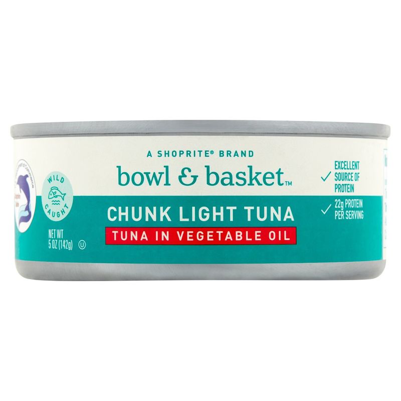 Bowl &amp; Basket Chunk Light Tuna in Vegetable Oil, 5 oz
