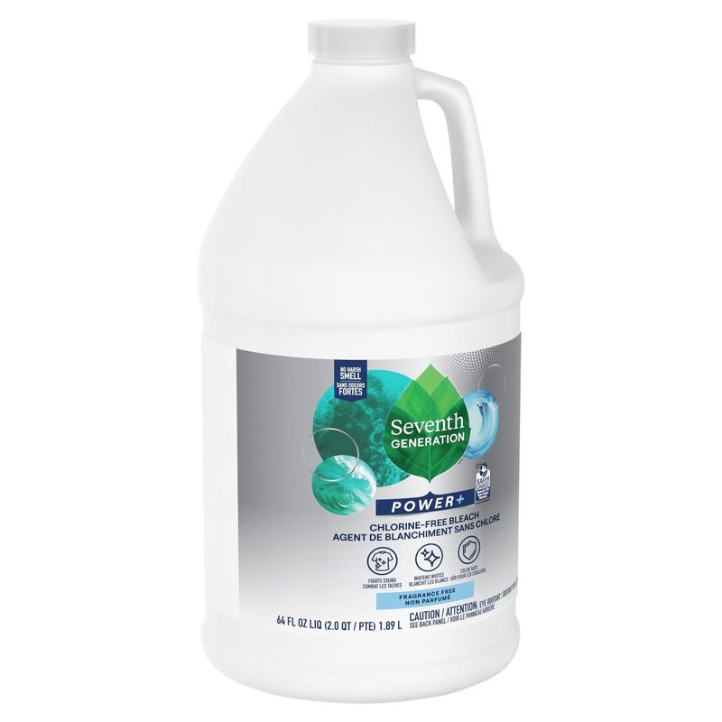 Seventh Generation Power+ Chlorine-Free Bleach, 64 fl oz