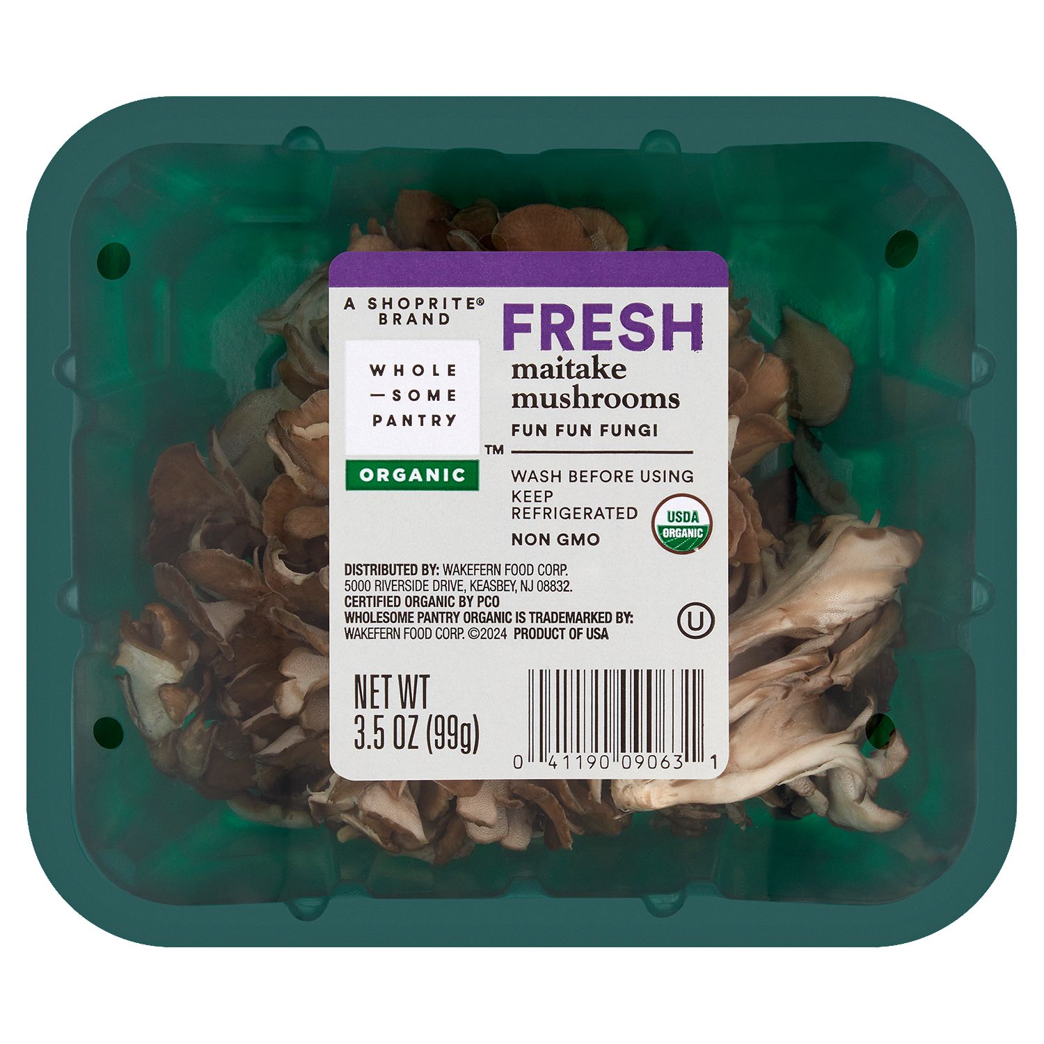 Wholesome Pantry Organic Fresh Maitake Mushrooms, 3.5 oz