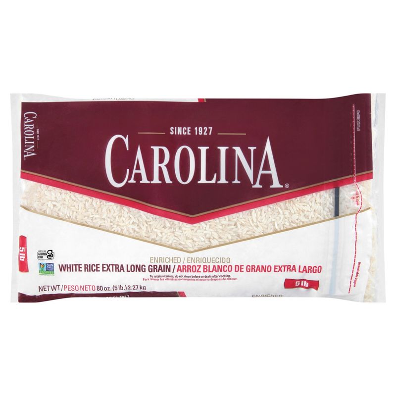 Carolina Enriched Extra Long Grain White Rice, 80 oz