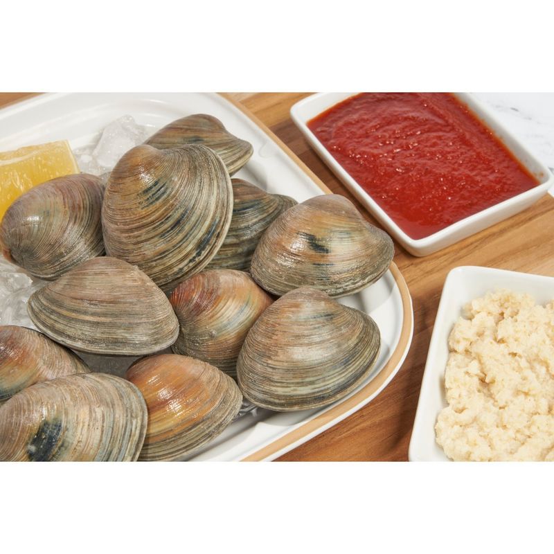 Fresh Littleneck Clams, Wild Caught, 12 count