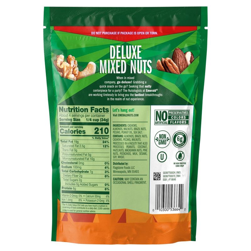 Emerald Deluxe Mixed Nuts, 5 oz