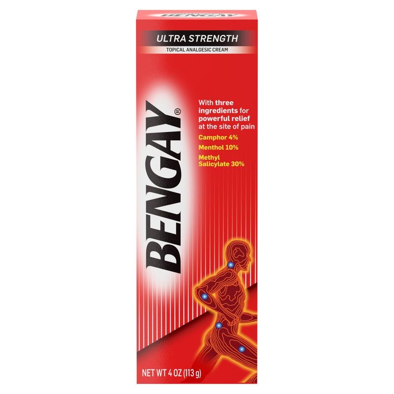 Bengay Ultra Strength Topical Analgesic Cream, 4 oz
