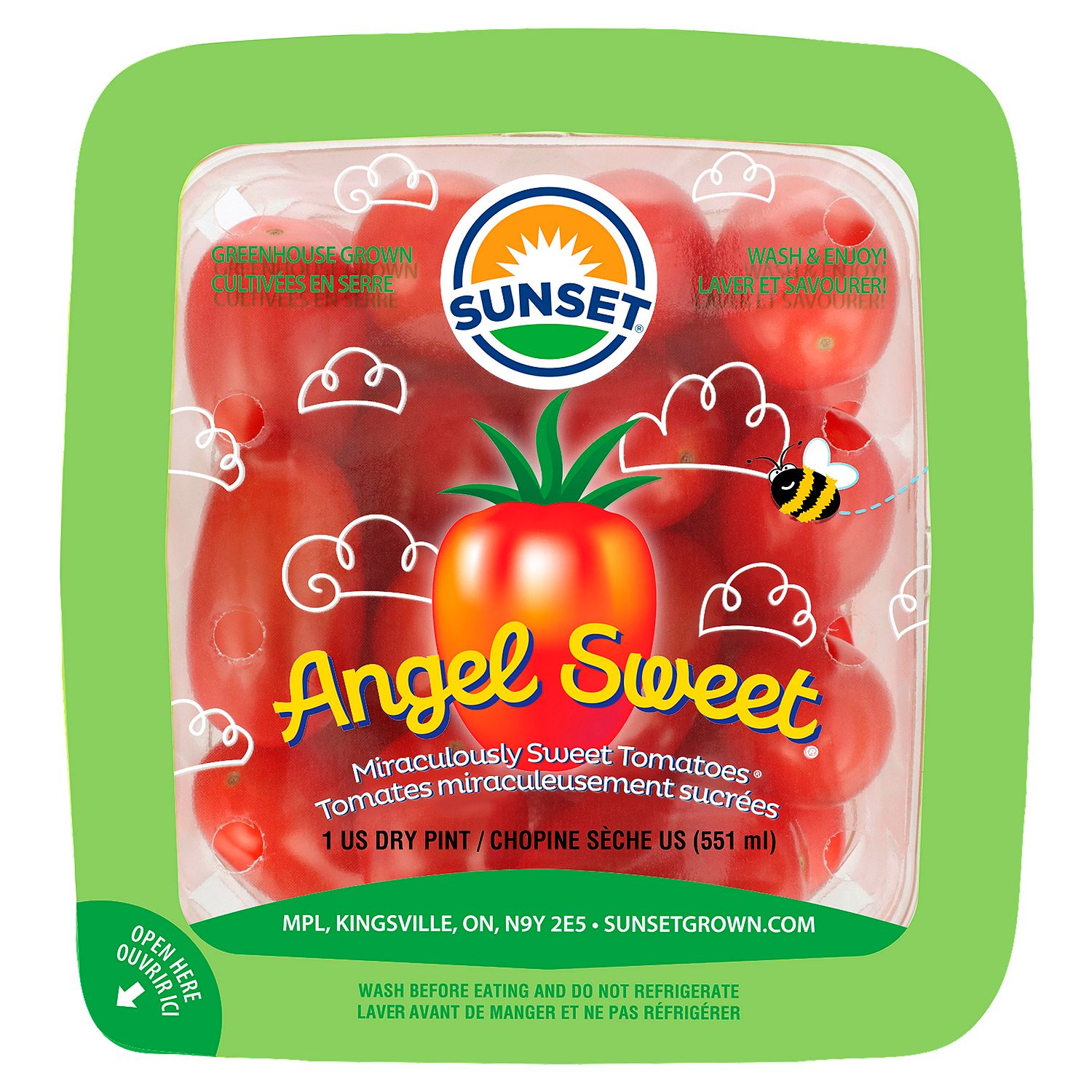 Sunset Angel Sweet Tomatoes, 1 pint