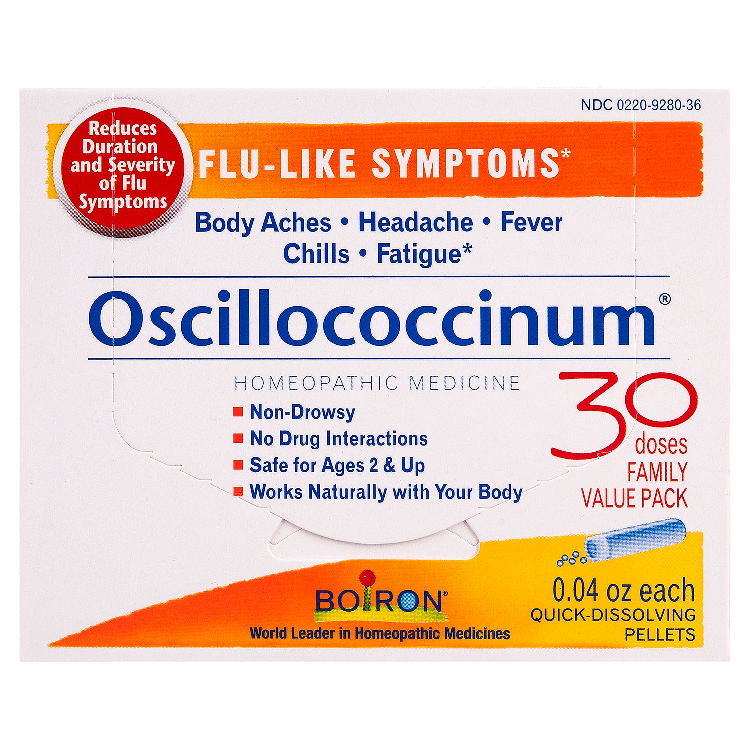 Oscillococcinum Homeopathic Medicine by Boiron, 30 dose