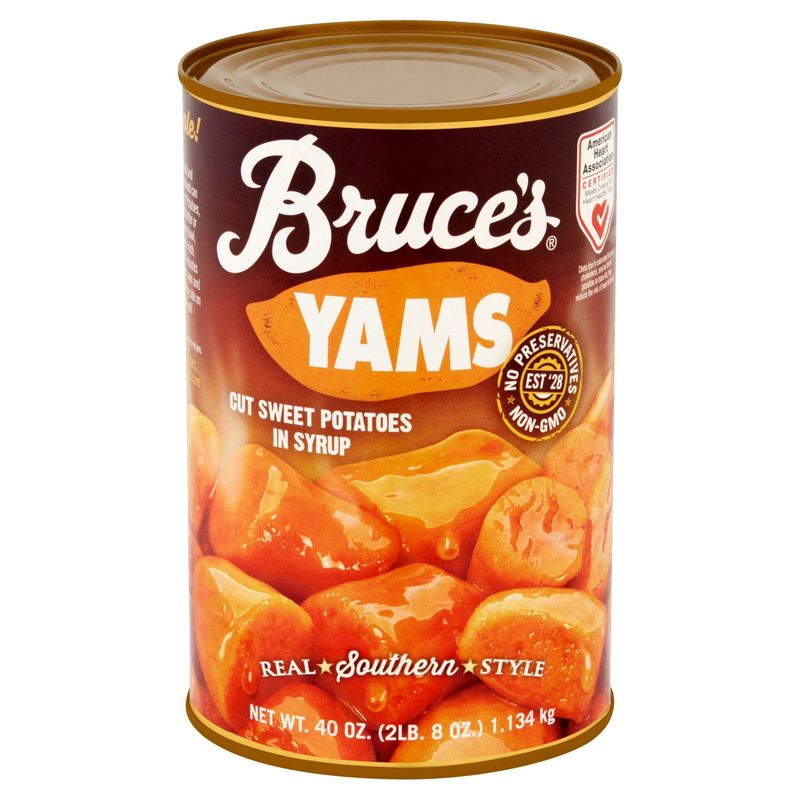 Bruce's Yams Cut Sweet Potatoes in Syrup, 40 oz