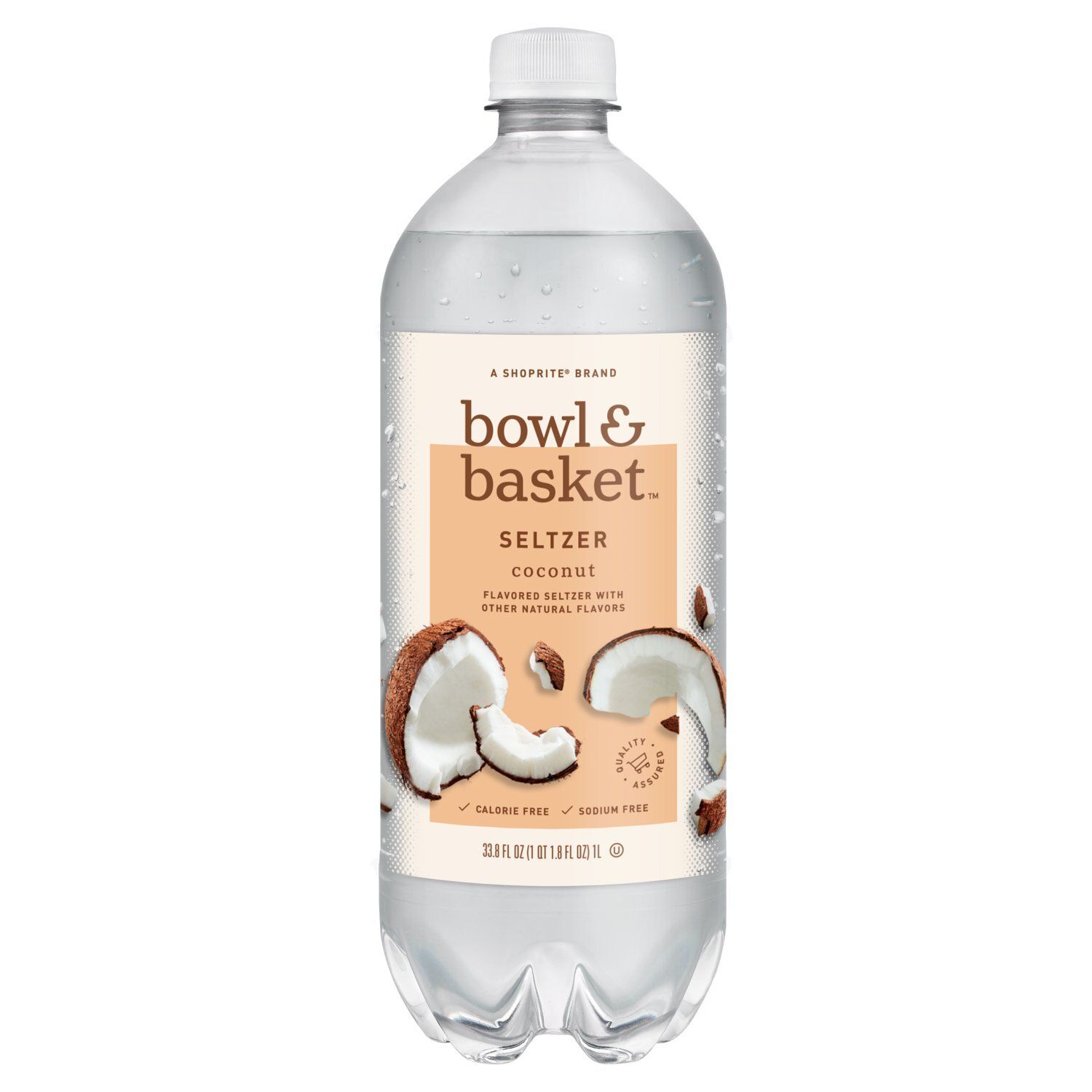 Bowl &amp; Basket Coconut Seltzer, 33.8 fl oz
