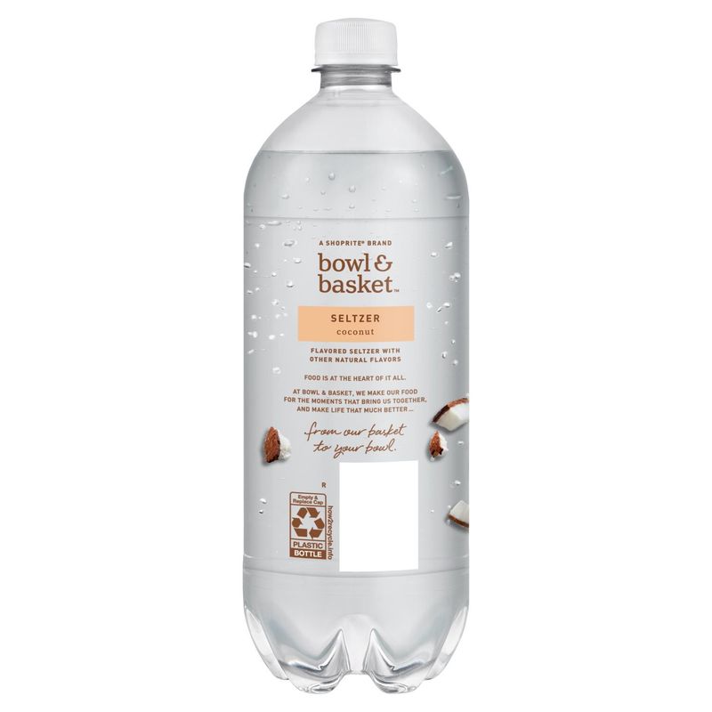 Bowl &amp; Basket Coconut Seltzer, 33.8 fl oz