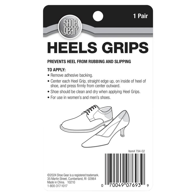 Shoe Gear Heels Grips, 1 pair