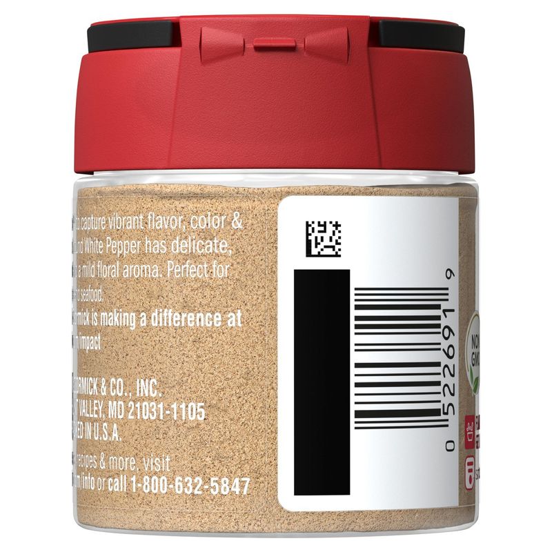 McCormick Ground White Pepper, 1 oz