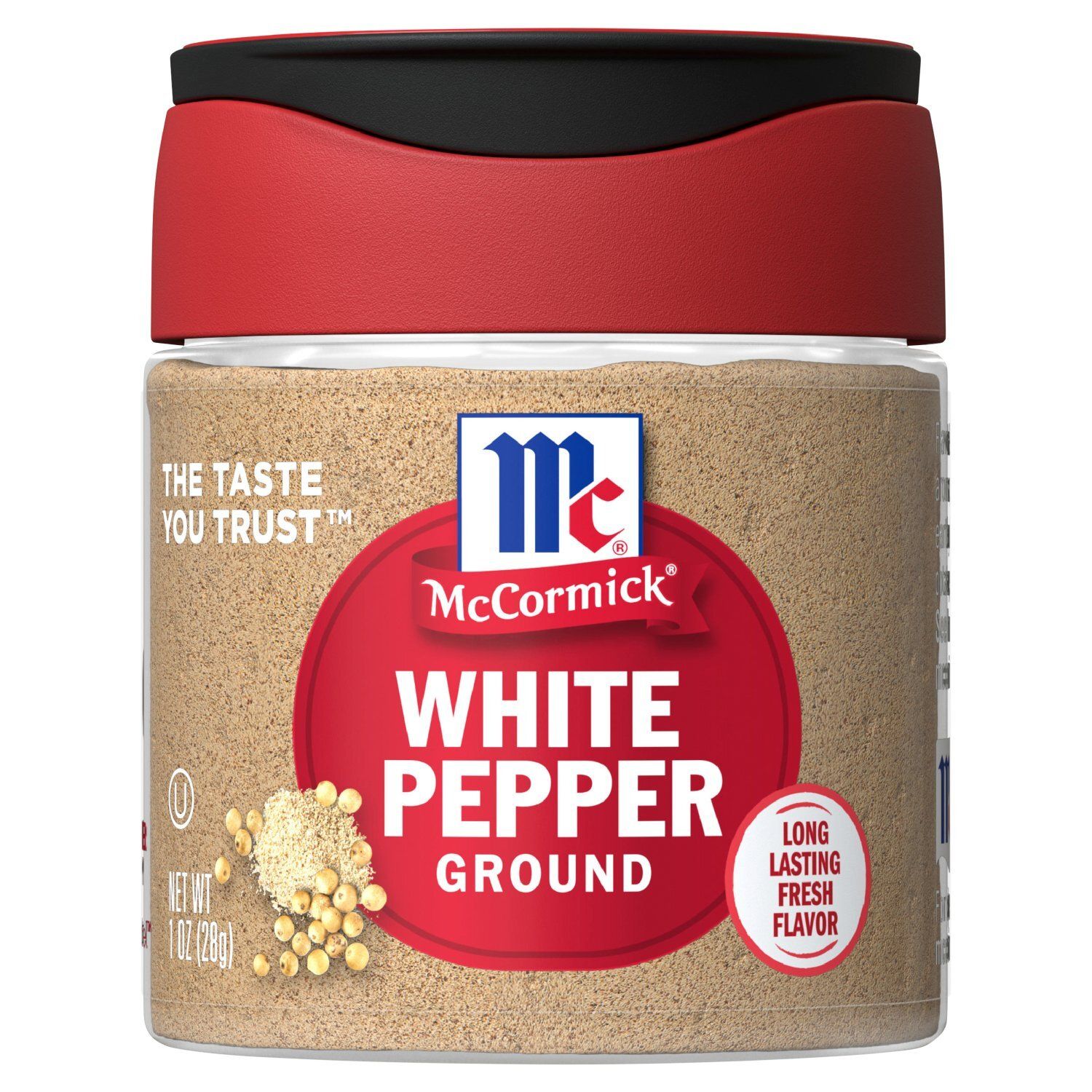 McCormick Ground White Pepper, 1 oz