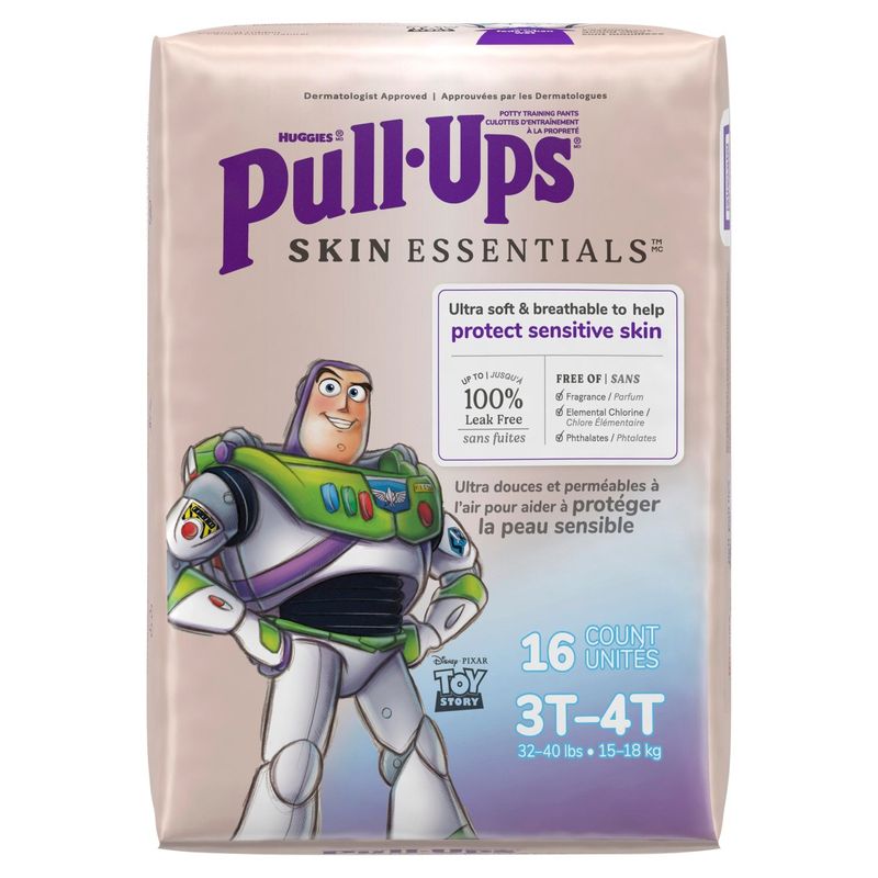 Huggies Pull-Ups Skin Essentials Disney-Pixar Toy Story Training Pants, 3T-4T, 32-40 lbs, 16 count