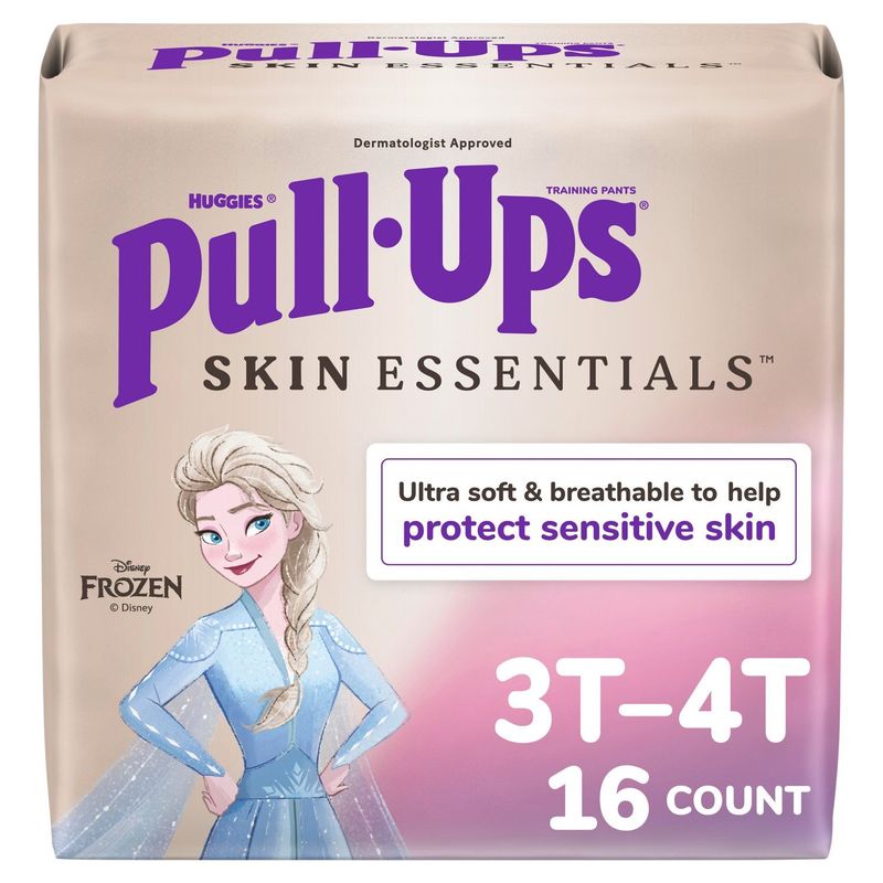 Huggies Pull-Ups Skin Essentials Disney Frozen Potty Training Pants, Size 3T-4T, 32-40 lbs, 16 count