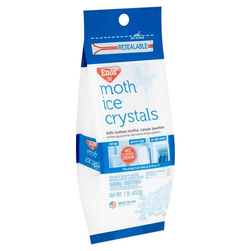 Enoz Moth Ice Crystals, 1 lb