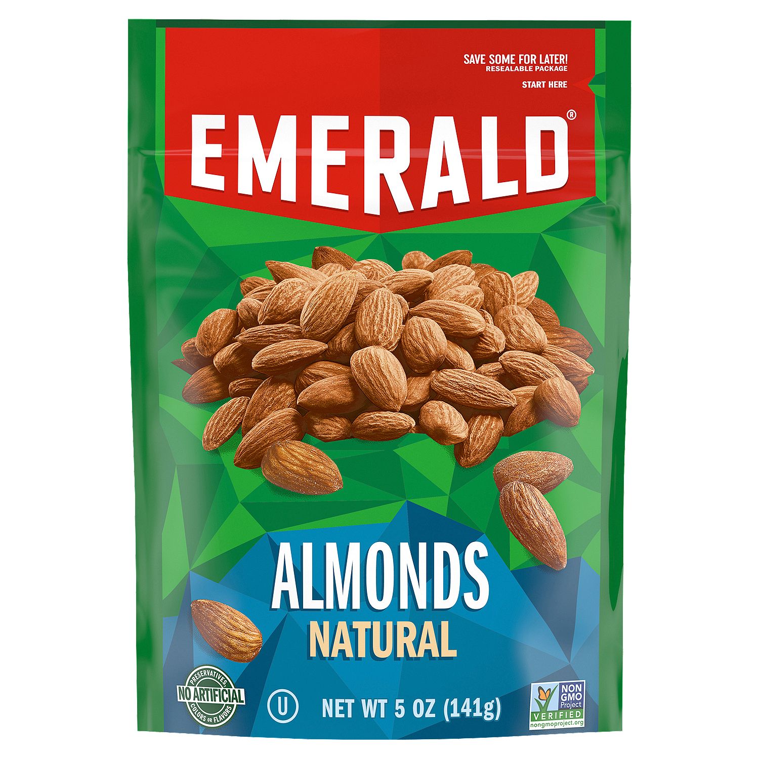 Emerald Nuts Natural Almonds, 5 Oz