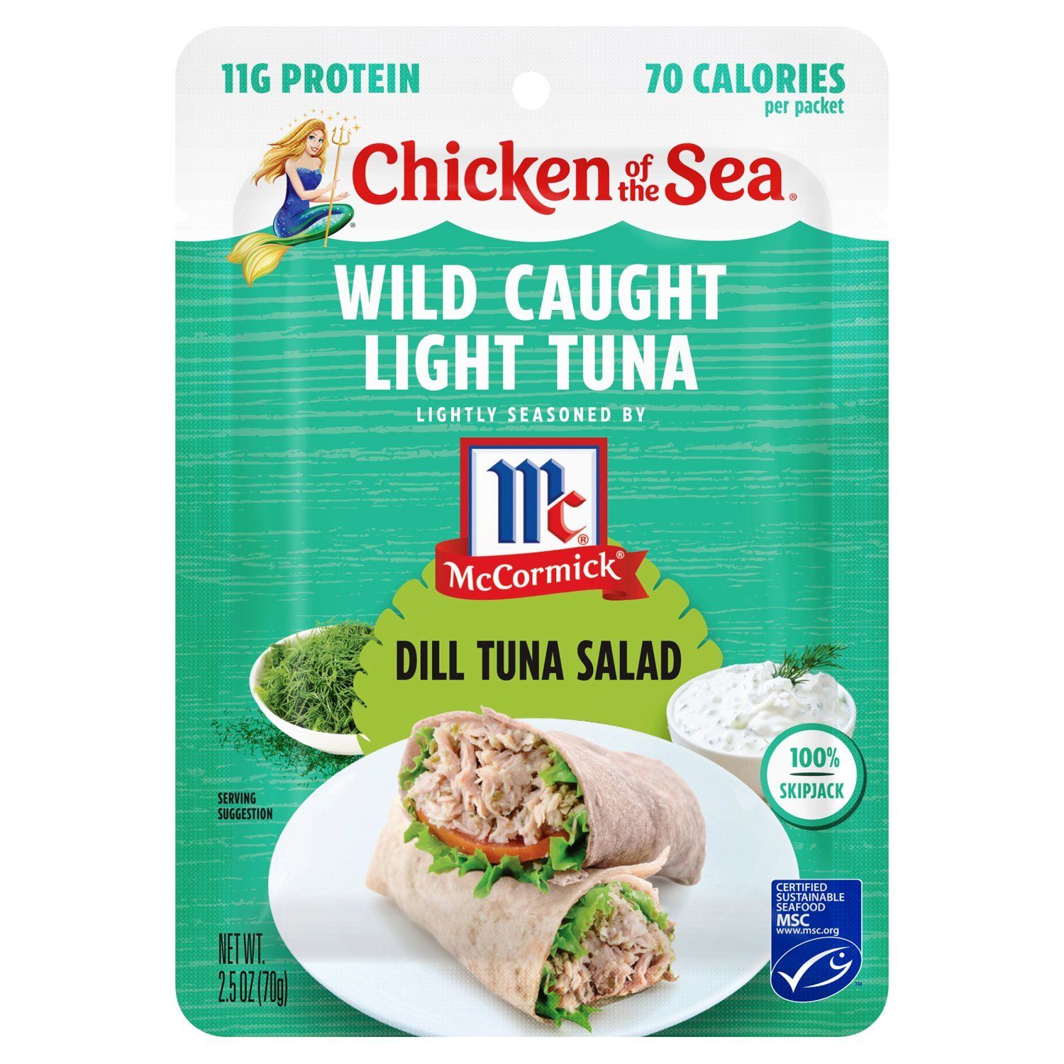 Chicken of the Sea Dill Tuna Salad, 2.5 oz