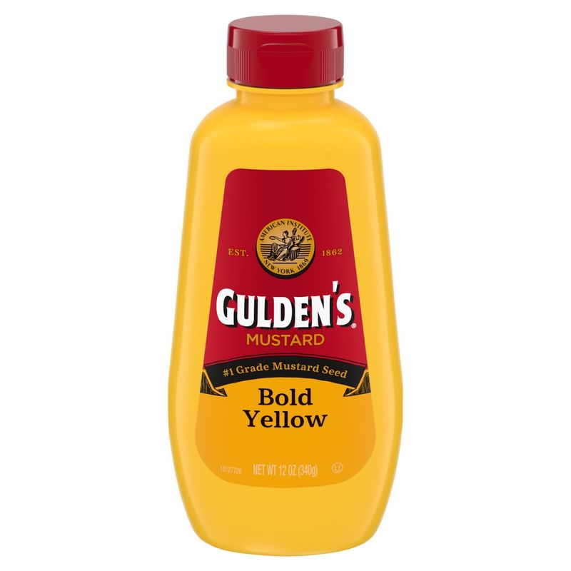 Gulden's Bold Yellow Mustard, 12 oz