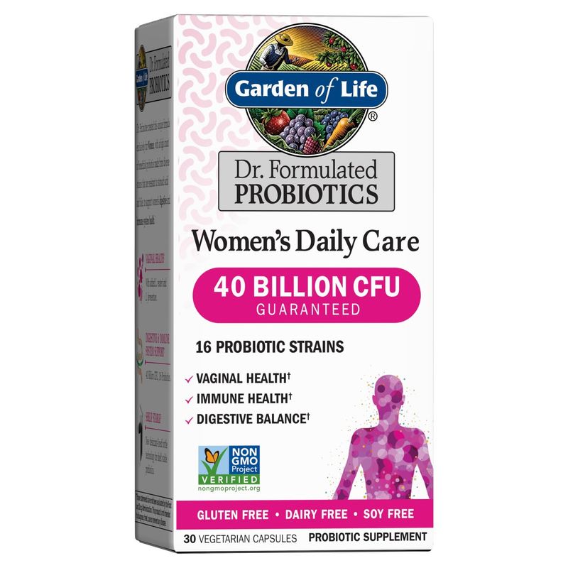 Garden of Life Dr. Formulated Probiotics Women's Daily Care Probiotic Supplement, 30 count