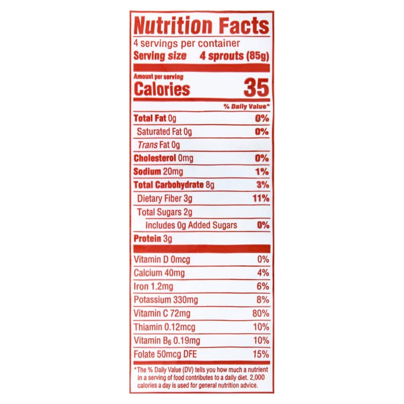 Bowl &amp; Basket Brussels Sprout Halves, 12 oz bag