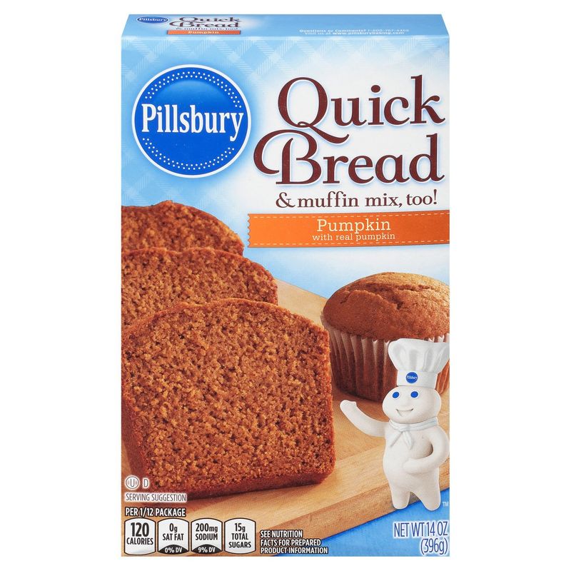 Pillsbury Pumpkin Quick Bread &amp; Muffin Mix, 14 oz