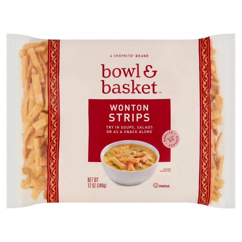 Bowl &amp; Basket Wonton Strips, 12 oz