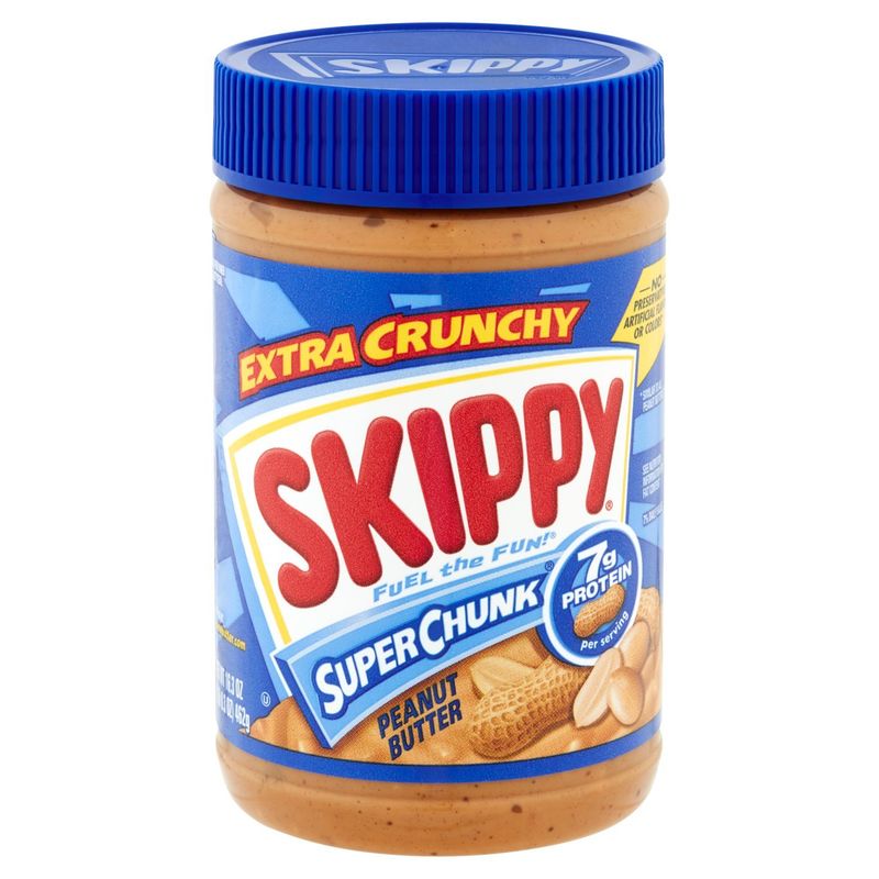 Skippy Extra Crunchy Super Chunk Peanut Butter, 16.3 oz