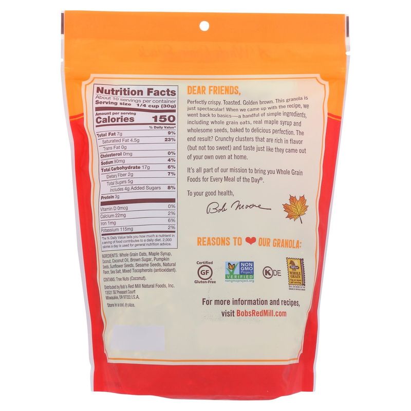 Bob's Red Mill Maple Sea Salt Granola, 11 oz