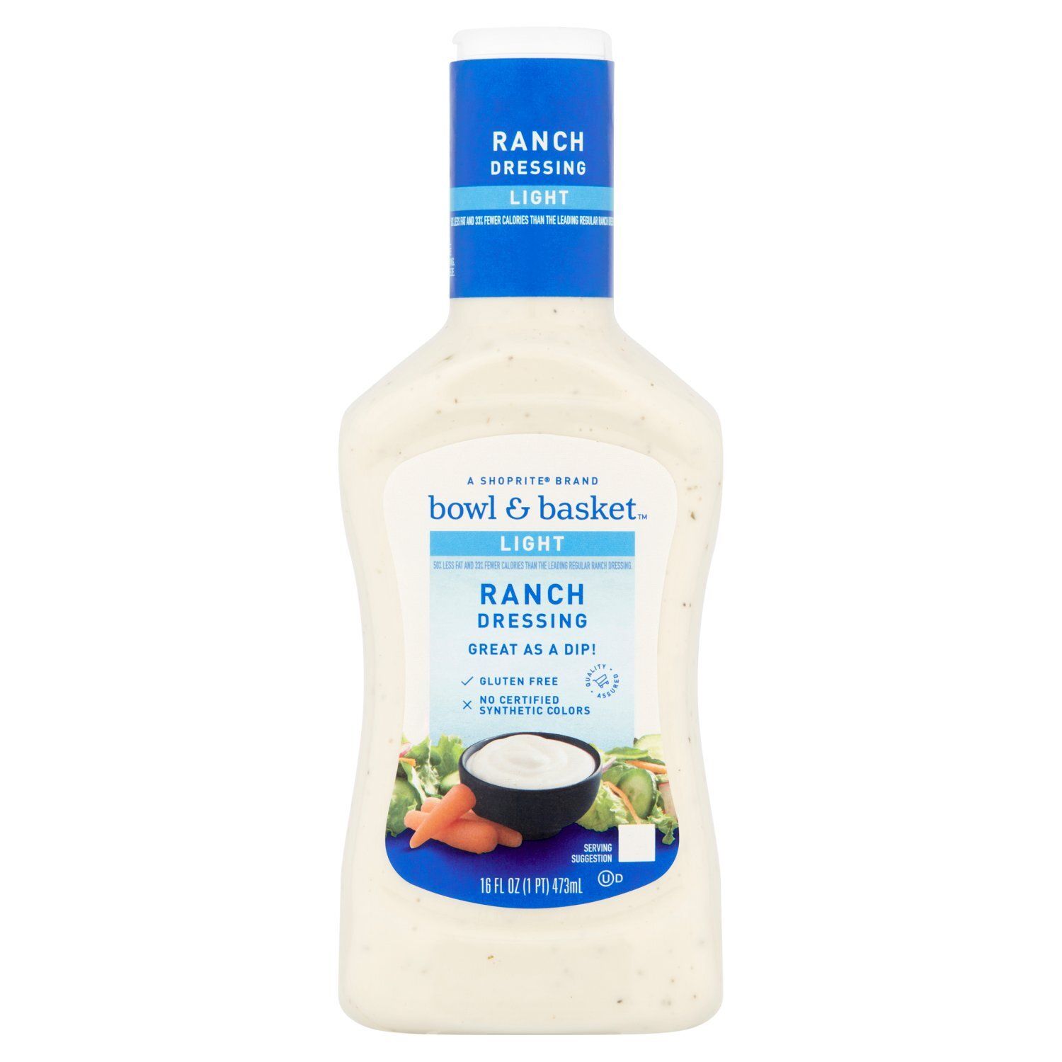 Bowl &amp; Basket Light Ranch Dressing, 16 fl oz