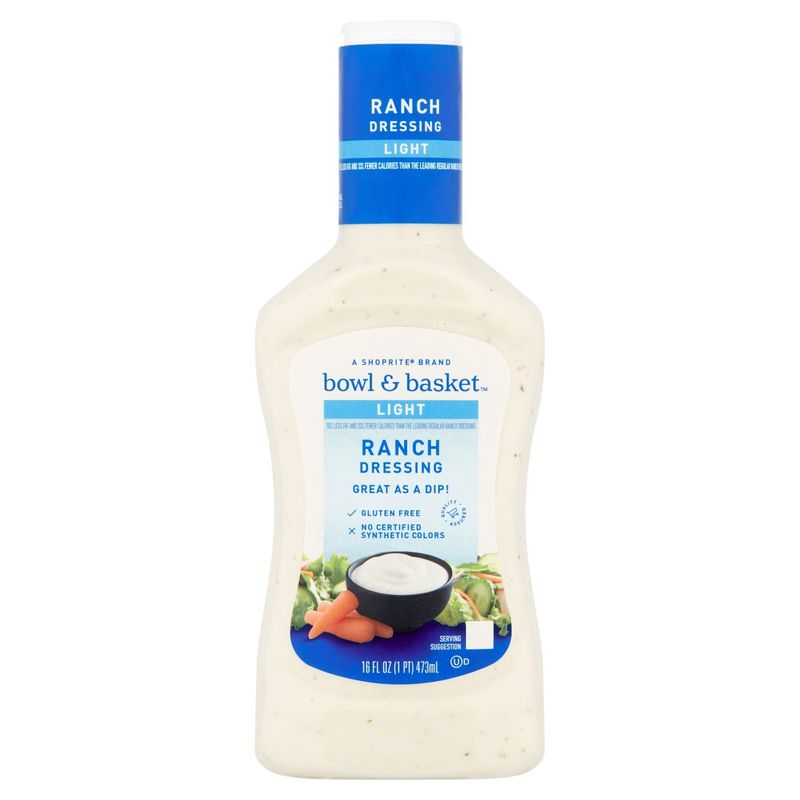 Bowl &amp; Basket Light Ranch Dressing, 16 fl oz