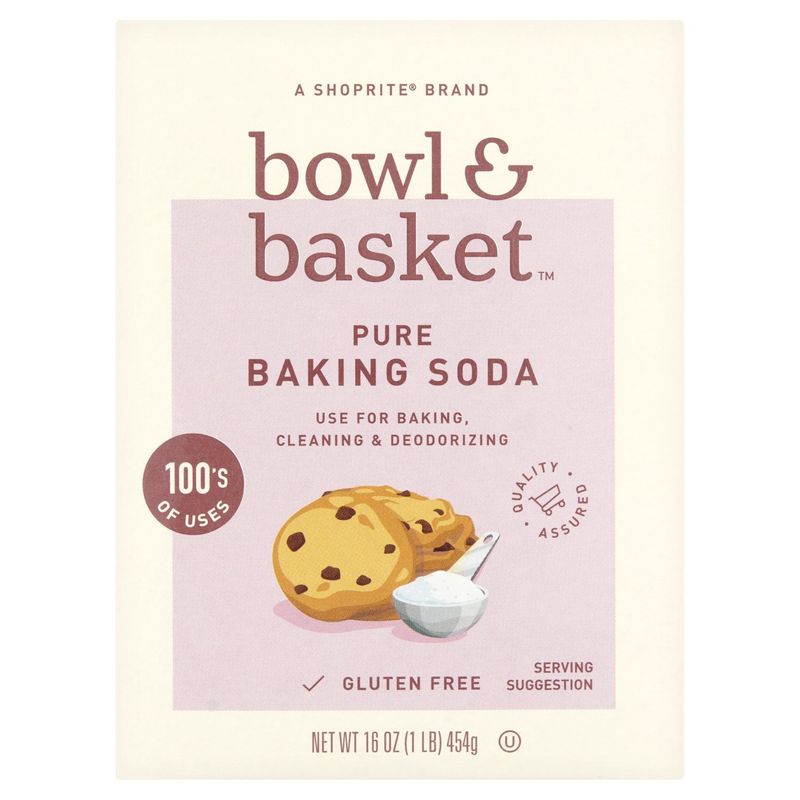 Bowl &amp; Basket Pure Baking Soda, 16 oz