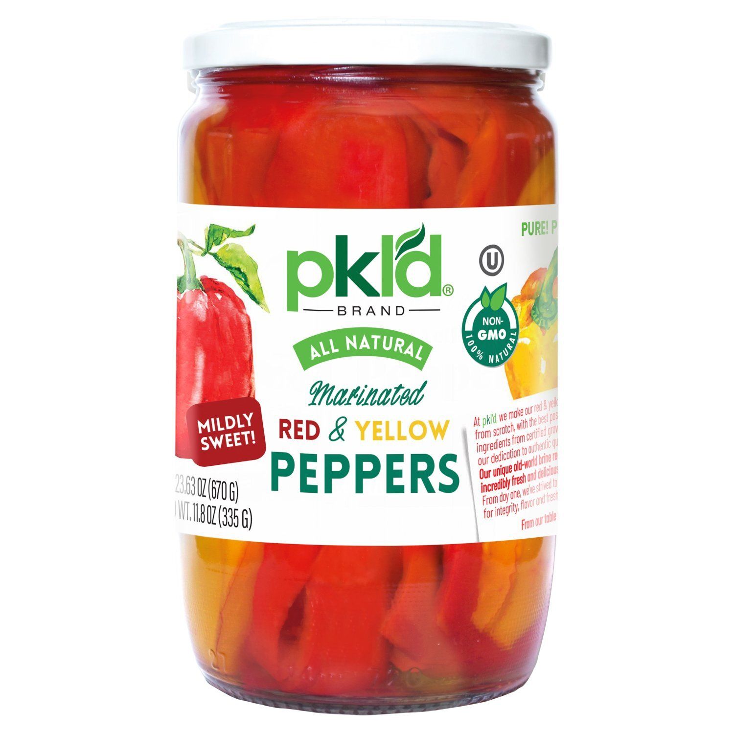 Pkl'd Marinated Red &amp; Yellow Peppers, 23.63 oz