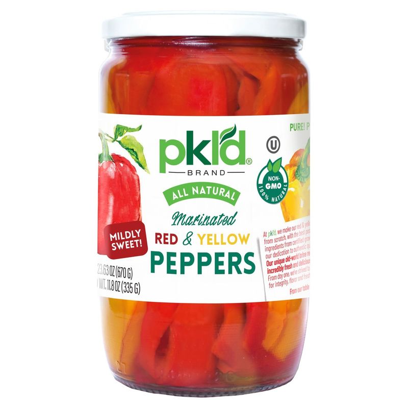 Pkl'd Marinated Red &amp; Yellow Peppers, 23.63 oz