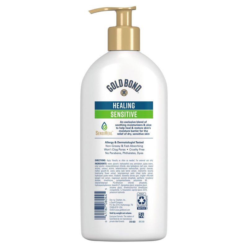 Gold Bond Healing Sensitive Daily Body &amp; Face Lotion with SensiHeal, 13 oz