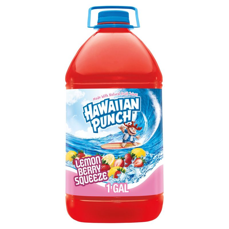 Hawaiian Punch Lemon Berry Squeeze Flavored Juice Drink, 1 gal