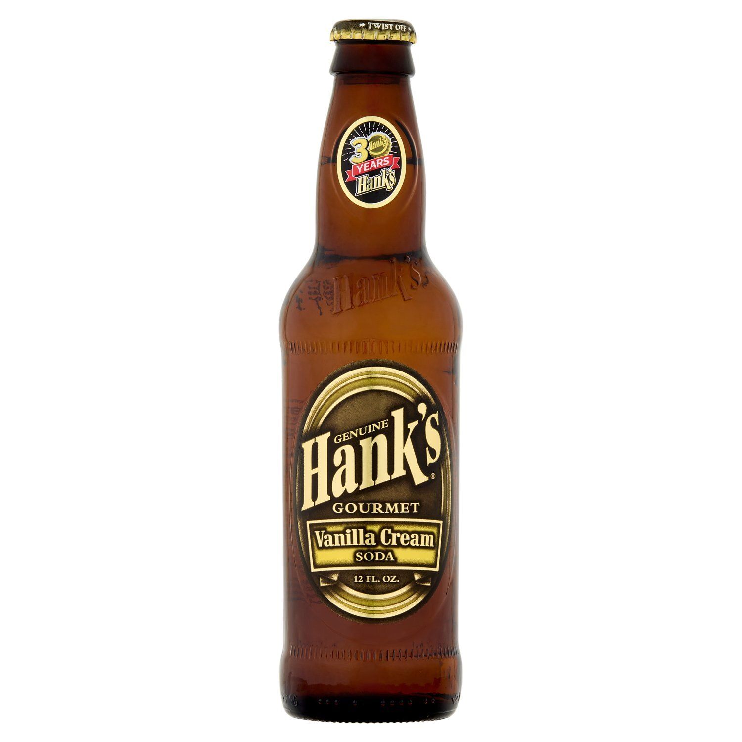 Hank's Gourmet Vanilla Cream Soda, 12 fl oz
