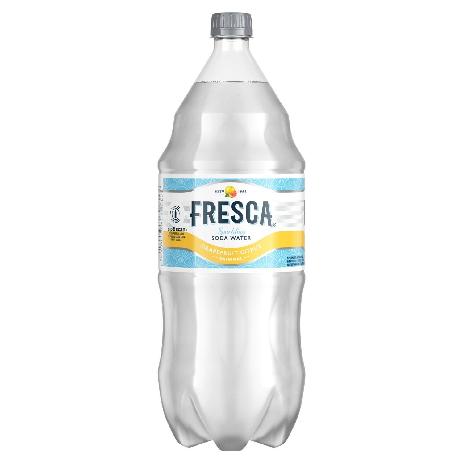Fresca Grapefruit Citrus Original Sparkling Soda Water, 2 liter