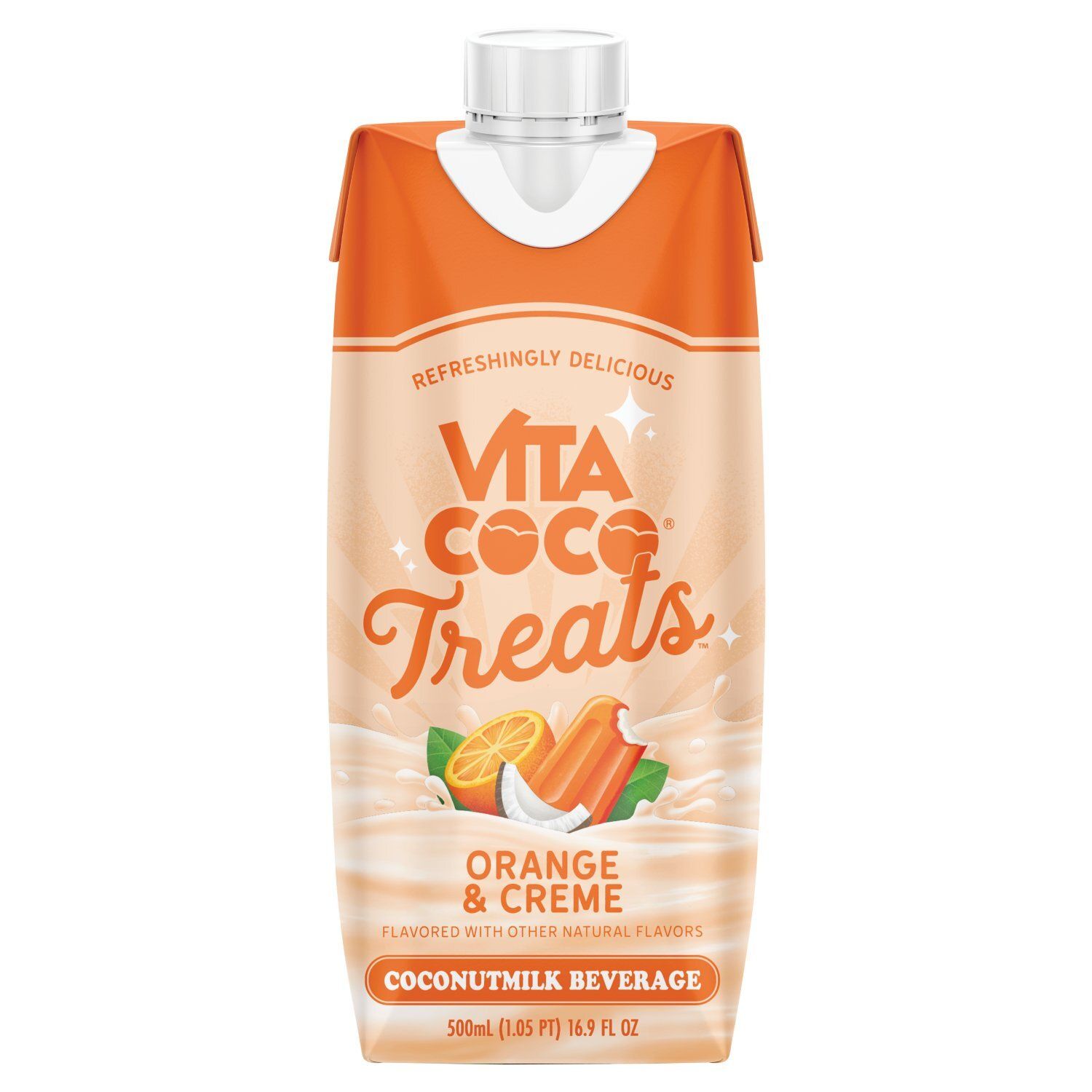 Vita Coco Treats Orange &amp; Creme Coconutmilk Beverage, 16.9 fl oz