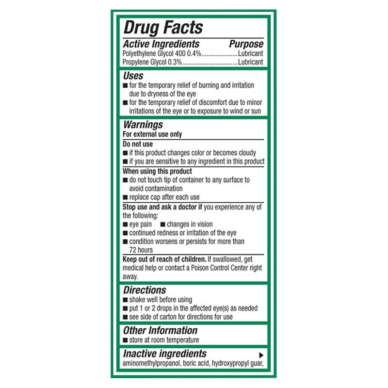 Alcon Systane Ultra PF Preservative-Free Dry Eye Relief Lubricant Eye Drops, 0.34 fl oz