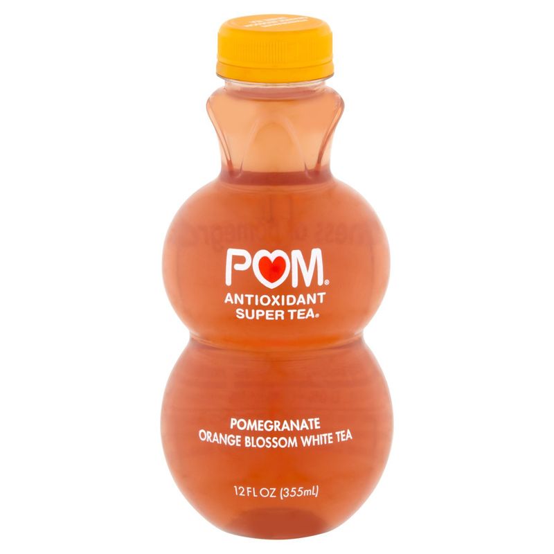 Pom Antioxidant Super Tea Pomegranate Orange Blossom White Tea, 12 fl oz