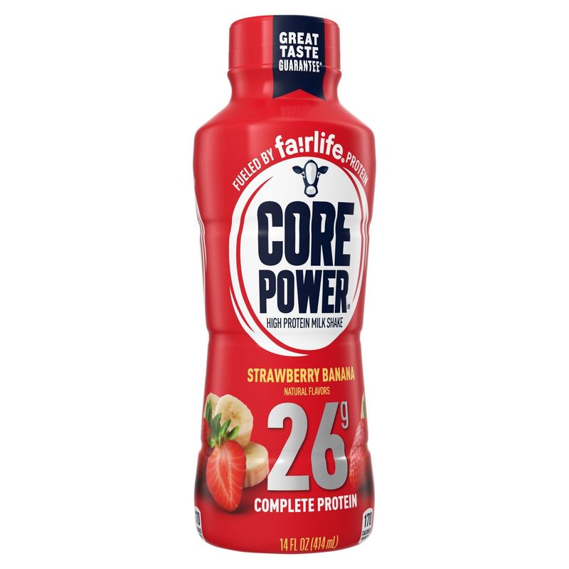 Core Power Strawberry Banana High Protein Milk Shake, 14 fl oz