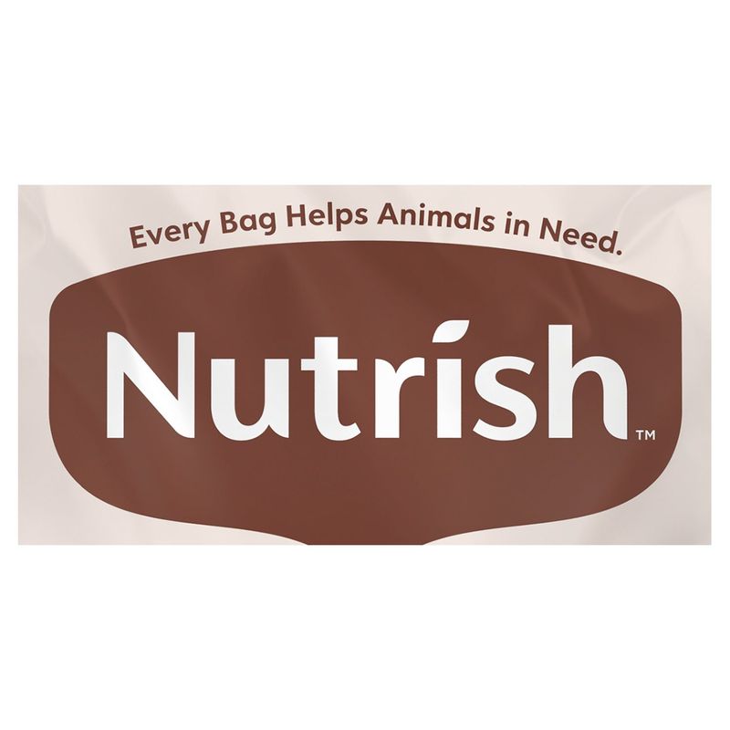 Nutrish Real Beef, Pea &amp; Brown Rice Recipe Complete &amp; Balanced Natural Food for Adult Dogs, 6 lb