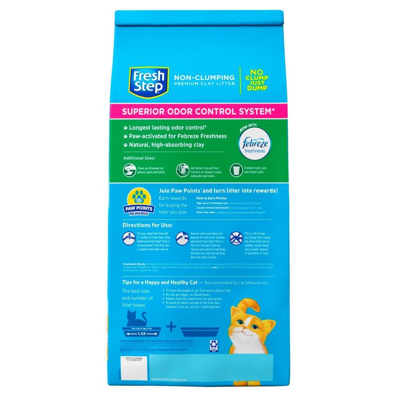 Fresh Step Non-Clumping Premium Clay Litter, 21 lb