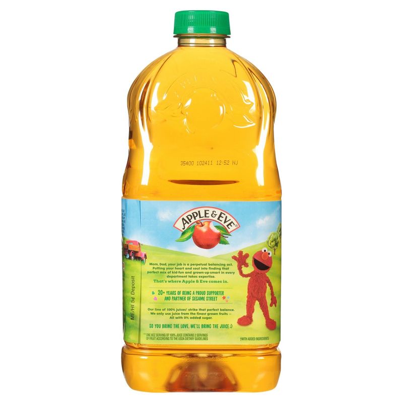 Apple &amp; Eve Sesame Street Grover's White Grape Blend 100% Juice, 64 fl oz