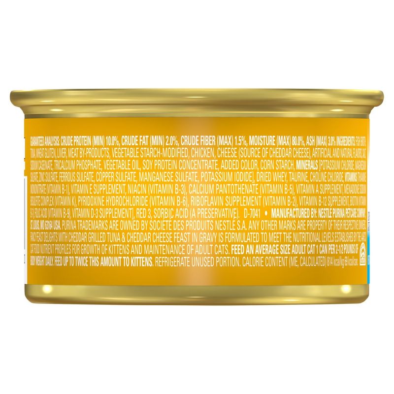 Purina Fancy Feast Delights with Cheddar Gourmet Cat Food, 3 oz