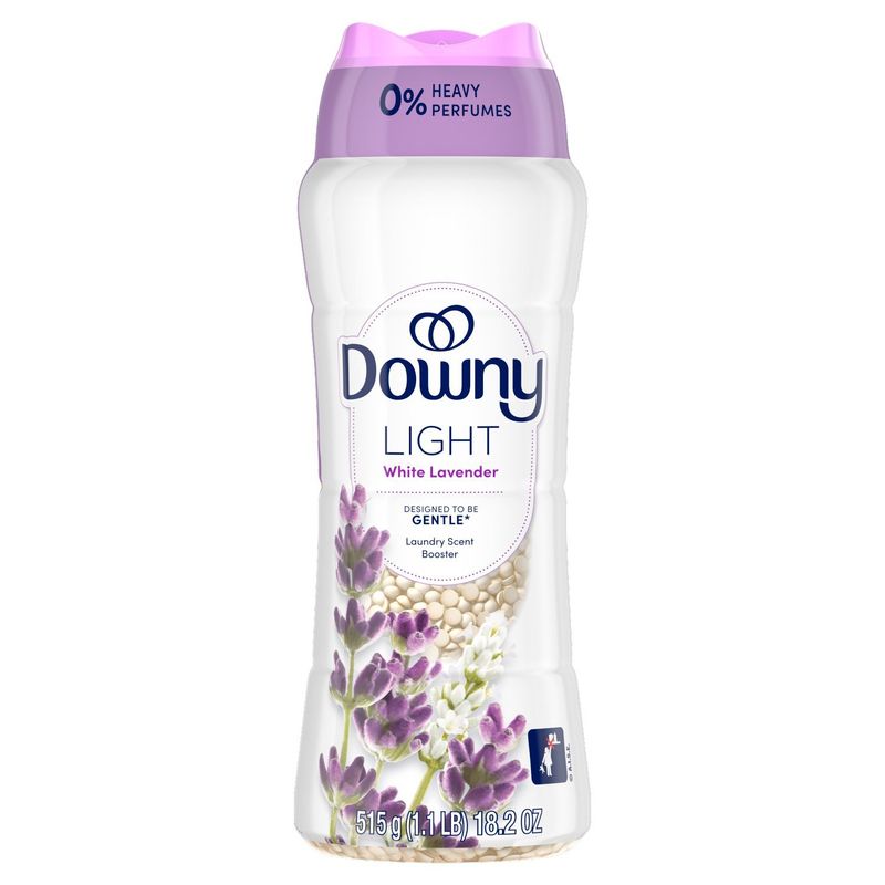 Downy Light Laundry Scent Booster Beads, White Lavender Scent, 18.2 OZ, In-wash fabric beads design