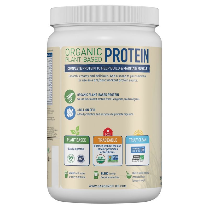 Garden of Life Vanilla Flavor Organic Protein Shake, 18.0 oz