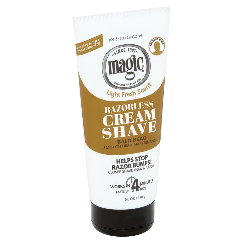 SoftSheen-Carson Magic Bald Head Razorless Cream Shave, 6.0 oz